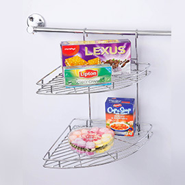 Hanging Corner 2 Shelf